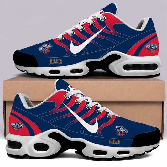 [HOT DEAL] NEW CUSTOMIZED NBA30 NOP NEW ORLEANS PELICANS AIR MAX PLUS SNEAKERS