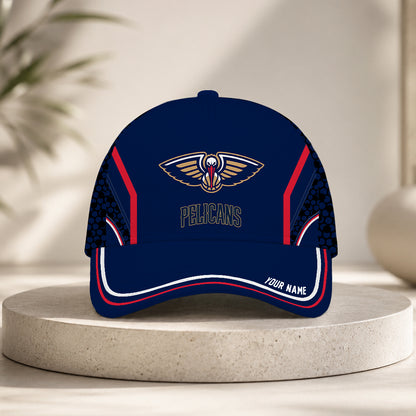 SPECIAL EDITION - NEW CUSTOMIZED NBA30 NOP NEW ORLEANS PELICANS CLASSIC CAP