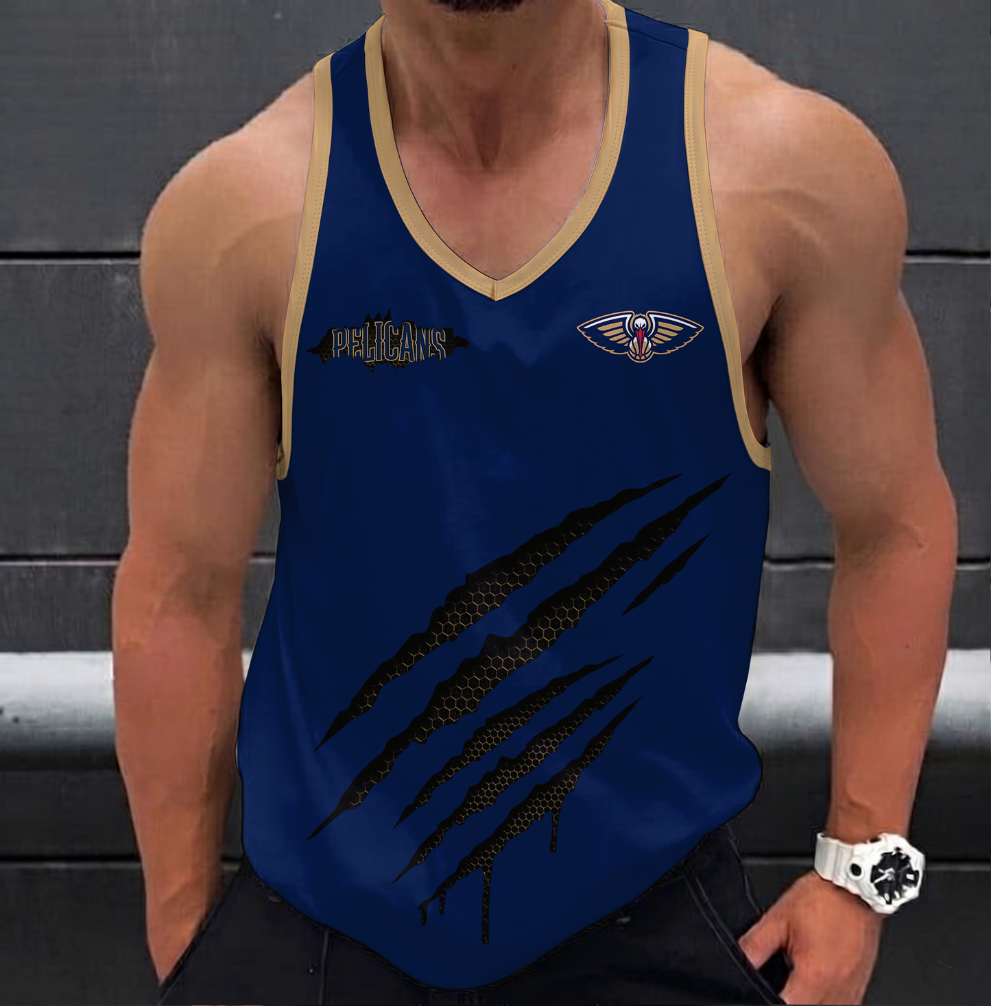 ELITE EDITION - NEW CUSTOMIZED NBA30 NOP NEW ORLEANS PELICANS UNISEX TANK TOP
