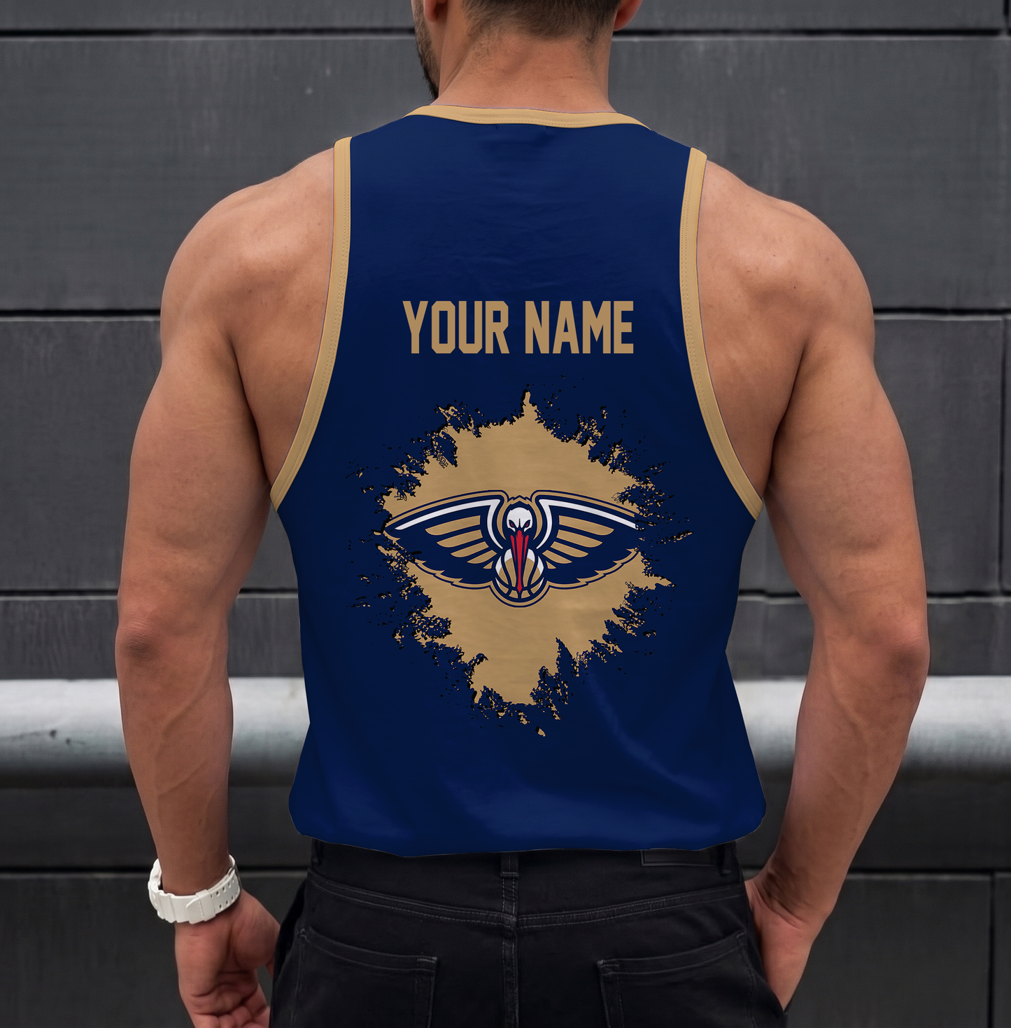 ELITE EDITION - NEW CUSTOMIZED NBA30 NOP NEW ORLEANS PELICANS UNISEX TANK TOP