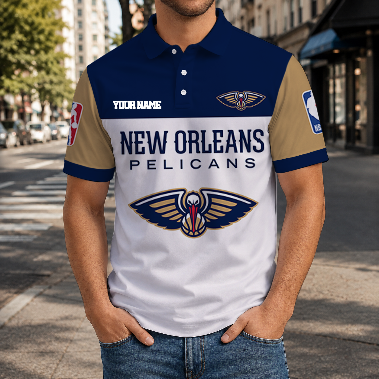 SPECIAL EDITION - NEW CUSTOMIZED NBA30 NOP NEW ORLEANS PELICANS T-SHIRT, POLO SHIRT, ZIP POLO SHIRT, SWEATSHIRT, HOODIE & ZIP HOODIE