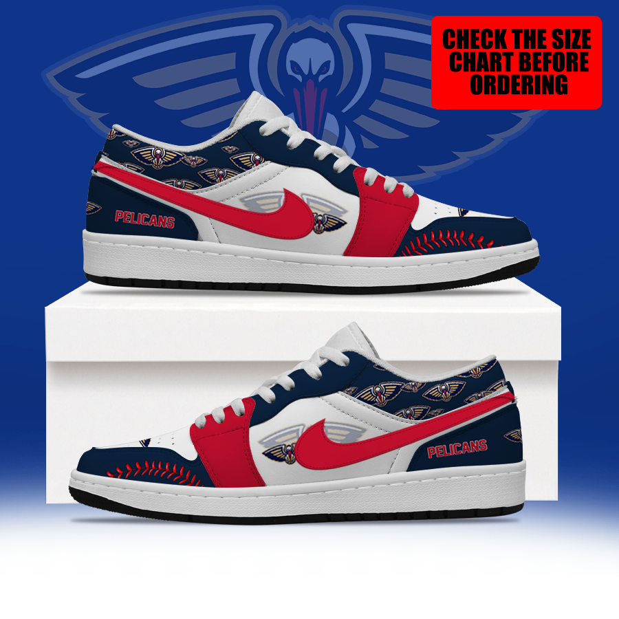 [HOT DEAL] NEW CUSTOMIZED NBA30 NOP NEW ORLEANS PELICANS AIR JORDAN LOW SHOES