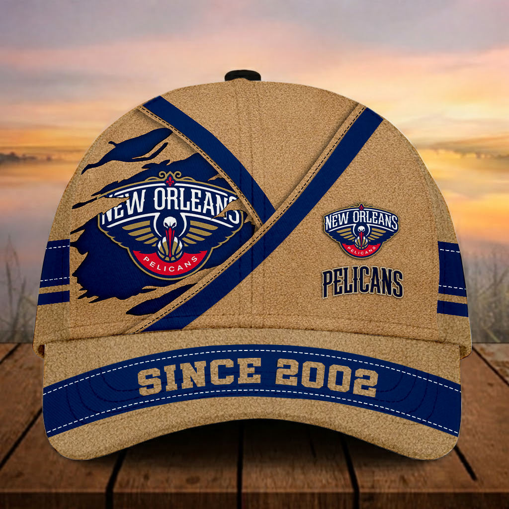 LIMITED EDITION - NEW CUSTOMIZED NBA30 NOP NEW ORLEANS PELICANS CLASSIC CAP