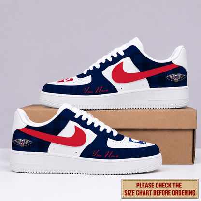 EXCLUSIVE EDITION - NEW CUSTOMIZED NBA30 NOP NEW ORLEANS PELICANS AF1 SNEAKERS