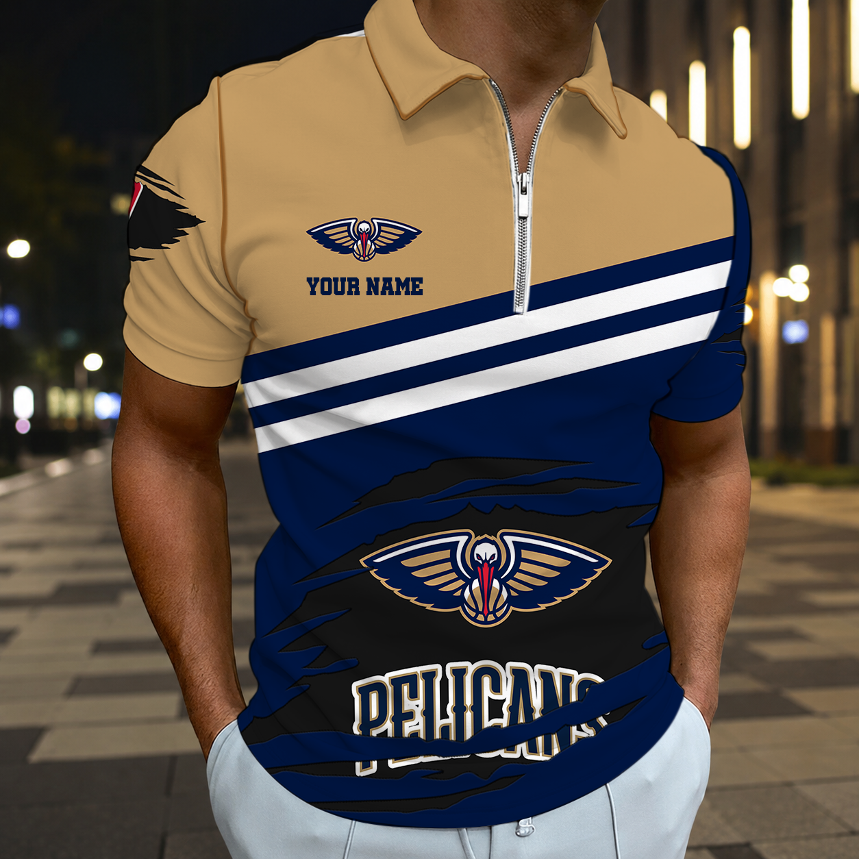 LIMITED EDITION - NEW CUSTOMIZED NBA30 NOP NEW ORLEANS PELICANS T-SHIRT, POLO SHIRT, ZIP POLO SHIRT, SWEATSHIRT, HOODIE & ZIP HOODIE