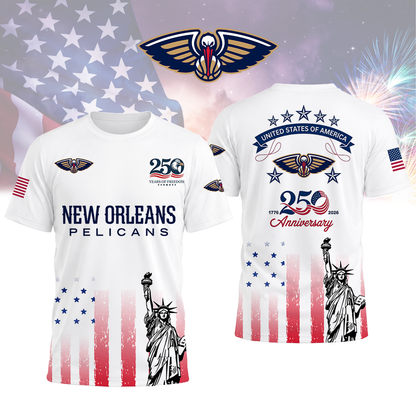LIMITED EDITION - NEW CUSTOMIZED NBA30 NOP NEW ORLEANS PELICANS T-SHIRT, POLO SHIRT, ZIP POLO SHIRT, SWEATSHIRT, HOODIE & ZIP HOODIE