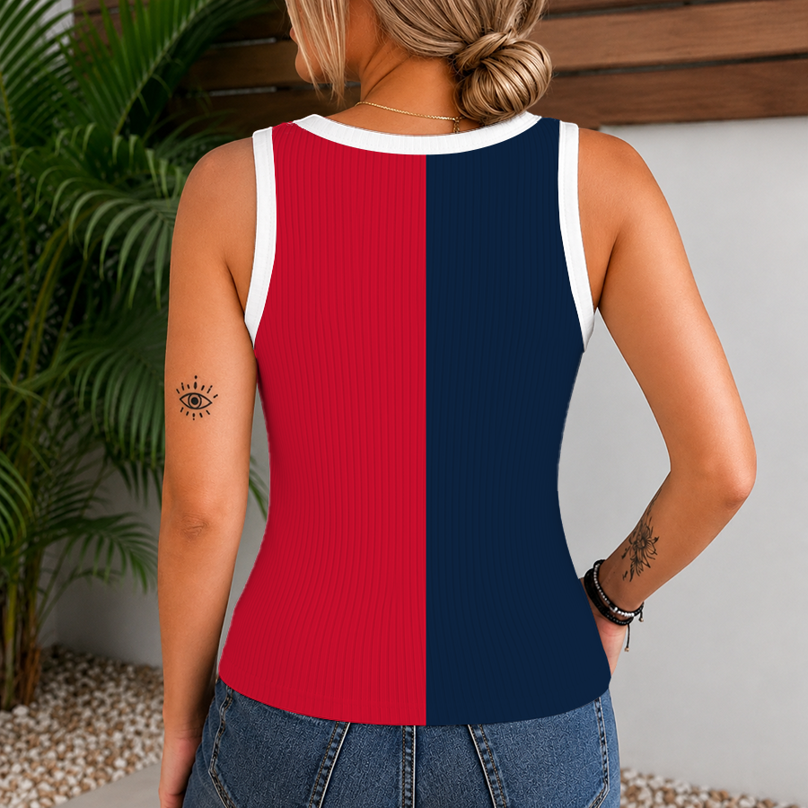 [HOT DEAL] NEW CUSTOMIZED NBA30 NOP NEW ORLEANS PELICANS WOMEN'S V-NECK TANK TOP