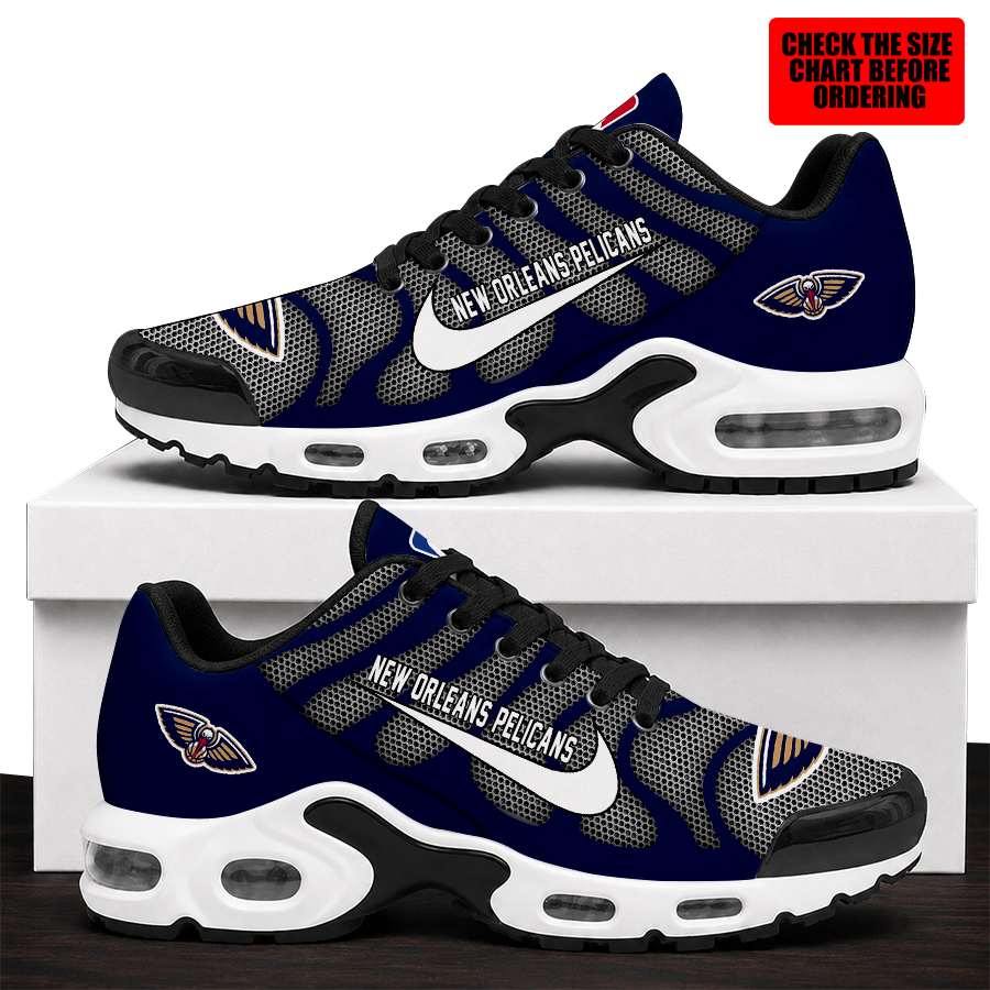 [HOT DEAL] NEW CUSTOMIZED NBA30 NOP NEW ORLEANS PELICANS AIR MAX PLUS SNEAKERS