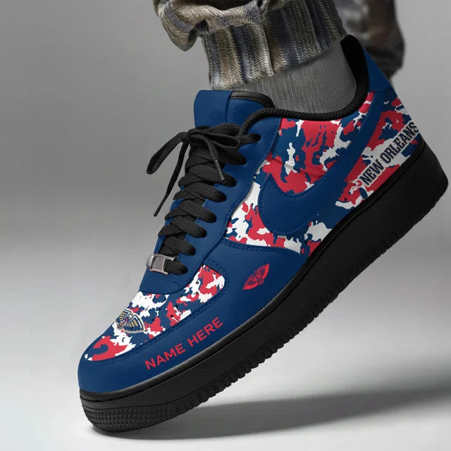 [HOT DEAL] NEW CUSTOMIZED NBA30 NOP NEW ORLEANS PELICANS AF1 SHOES