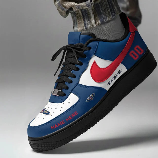 [HOT DEAL] NEW CUSTOMIZED NBA30 NOP NEW ORLEANS PELICANS AF1 SHOES