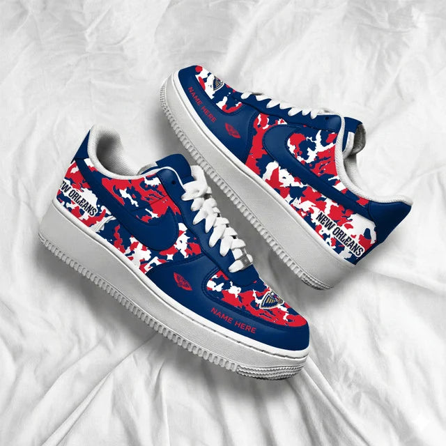 [HOT DEAL] NEW CUSTOMIZED NBA30 NOP NEW ORLEANS PELICANS AF1 SHOES