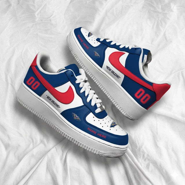 [HOT DEAL] NEW CUSTOMIZED NBA30 NOP NEW ORLEANS PELICANS AF1 SHOES
