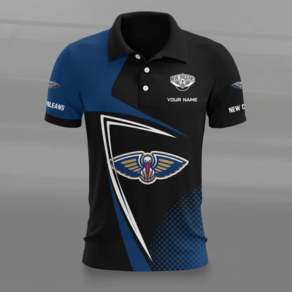 [HOT DEAL] NEW CUSTOMIZED NBA30 NOP NEW ORLEANS PELICANS POLO SHIRT