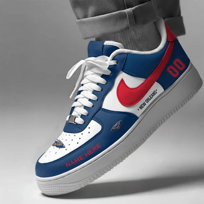 [HOT DEAL] NEW CUSTOMIZED NBA30 NOP NEW ORLEANS PELICANS AF1 SHOES