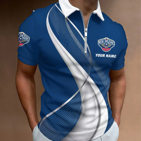 LIMITED EDITION - NEW CUSTOMIZED NBA30 NOP NEW ORLEANS PELICANS POLO SHIRT, ZIP POLO SHIRT & T-SHIRTS