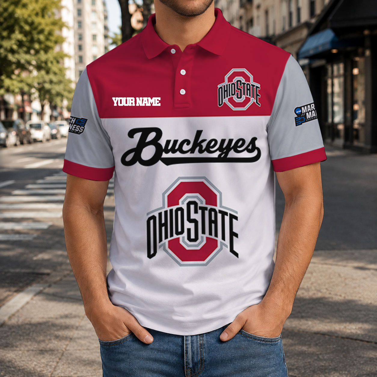 LIMITED EDITION - NEW CUSTOMIZED NCAA MAM30 OSB OHIO STATE BUCKEYES T-SHIRT, POLO SHIRT, ZIP POLO SHIRT, SWEATSHIRT, HOODIE & ZIP HOODIE