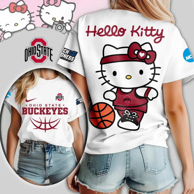 LIMITED EDITION - NEW CUSTOMIZED MAM NCAA30 OSB OS BUCKEYES HELLO KITTY T-SHIRT, SWEATSHIRT, HOODIE & ZIP HOODIE