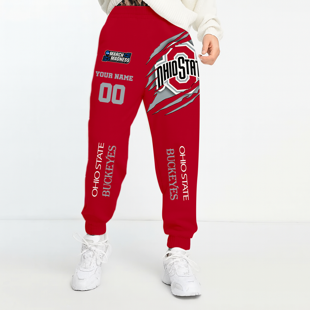 LIMITED EDITION - NEW CUSTOMIZED NCAA FBS30 OSB OHIO STATE BUCKEYES UNISEX LONG PANTS