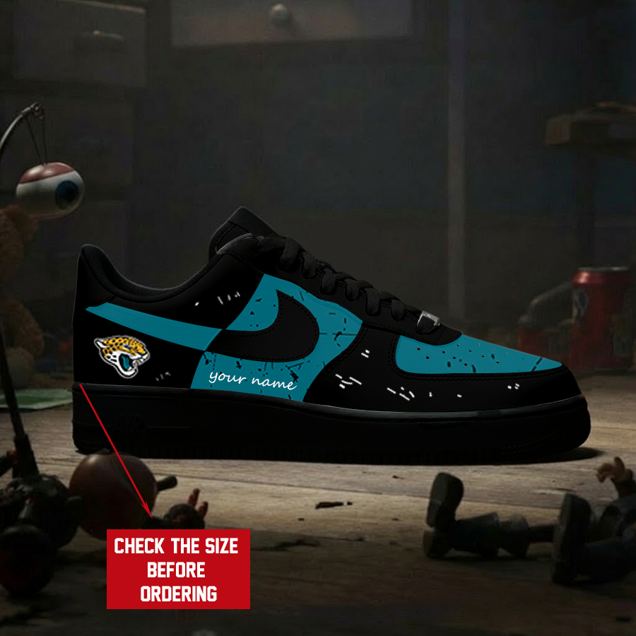 [SPECIAL OFFER] NEW CUSTOMIZED NFL30 JSJ JACKSONVILLE JAGUARS AF1 SNEAKERS