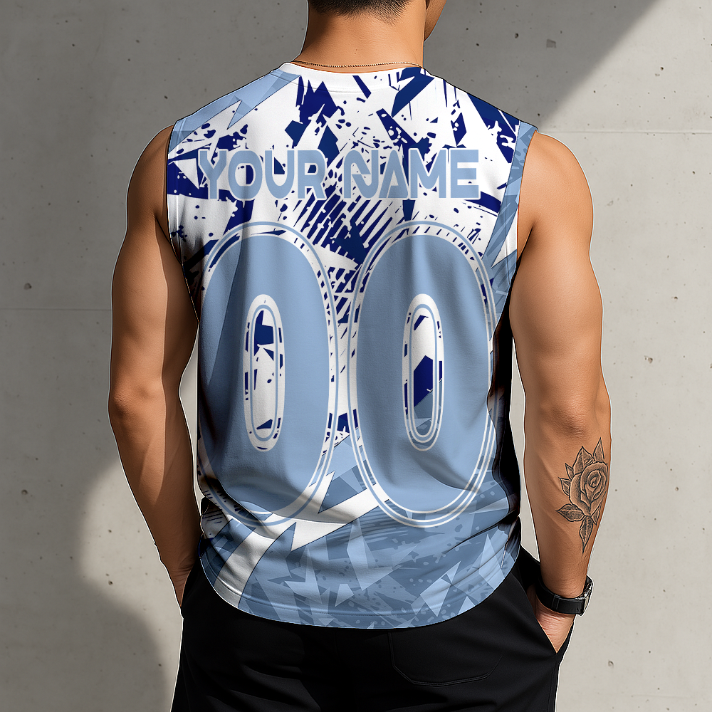 POPULAR NOW - NEW CUSTOMIZED MLS30 SKC SPORTING KANSAS CITY TANK TOP & GYM SHIRT