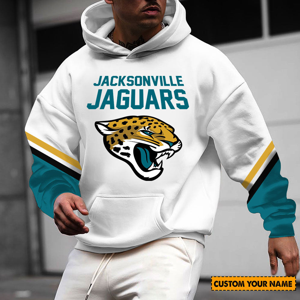 ELITE EDITION - NEW CUSTOMIZED NFL30 JSJ JACKSONVILLE JAGUARS HOODIE, ZIP HOODIE, POLO SHIRT, ZIP POLO SHIRT, T-SHIRT & SWEATSHIRT