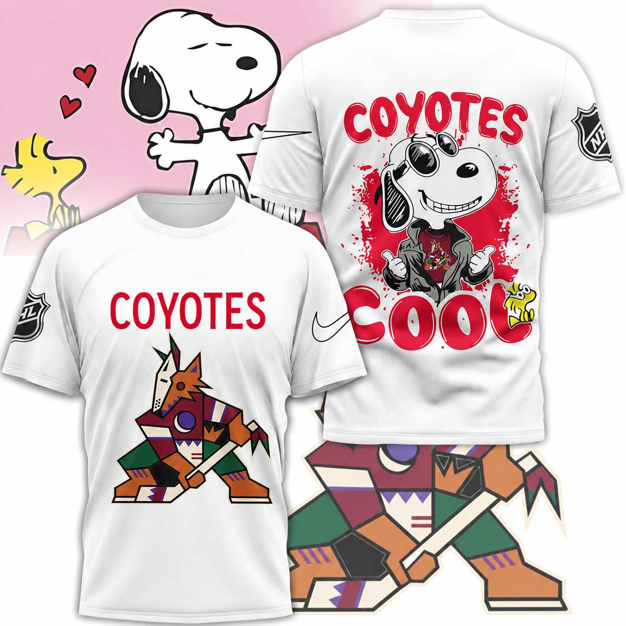 EXCLUSIVE EDITION - NEW CUSTOMIZED NHL30 AZC ARIZONA COYOTES T-SHIRT, SWEATSHIRT, HOODIE & ZIP HOODIE