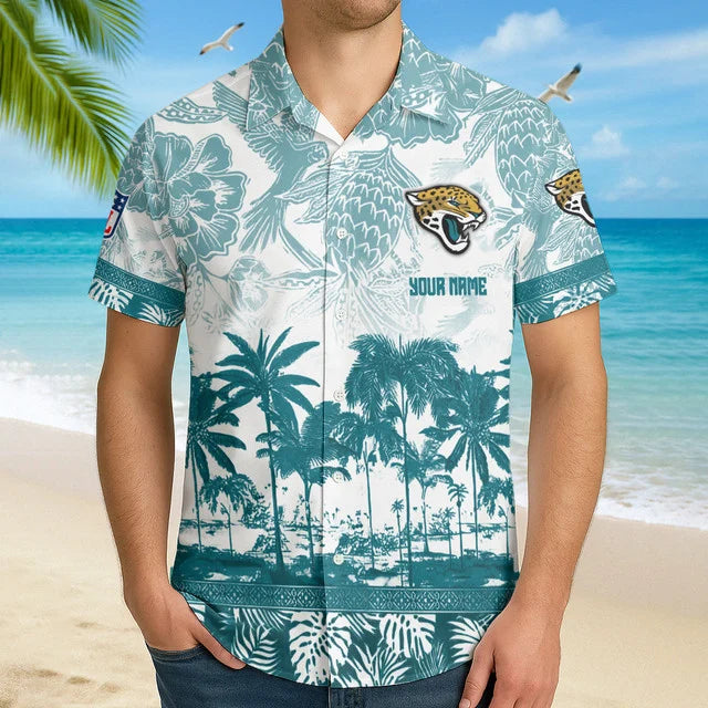 LIMITED EDITION - NEW CUSTOMIZED NFL30 JSJ JACKSONVILLE JAGUARS UNISEX HAWAIIAN SHIRT