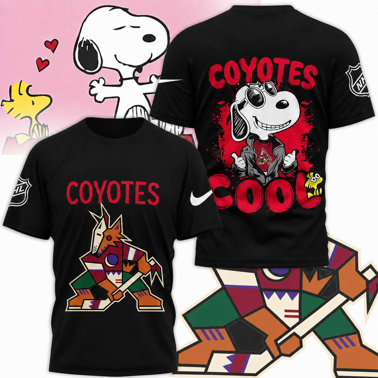EXCLUSIVE EDITION - NEW CUSTOMIZED NHL30 AZC ARIZONA COYOTES T-SHIRT, SWEATSHIRT, HOODIE & ZIP HOODIE