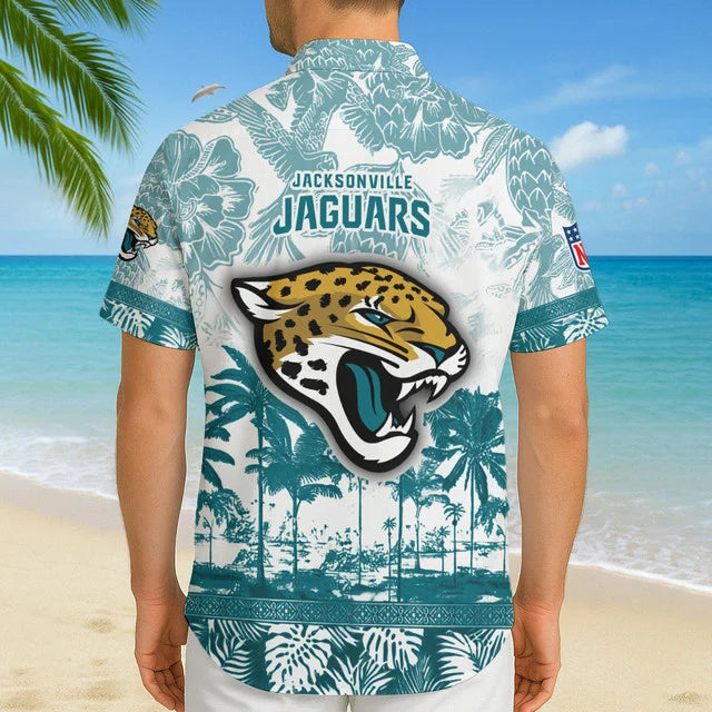 LIMITED EDITION - NEW CUSTOMIZED NFL30 JSJ JACKSONVILLE JAGUARS UNISEX HAWAIIAN SHIRT