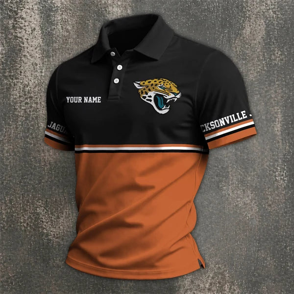 [SPECIAL OFFER] NEW CUSTOMIZED NFL30 JSJ JACKSONVILLE JAGUARS POLO SHIRT