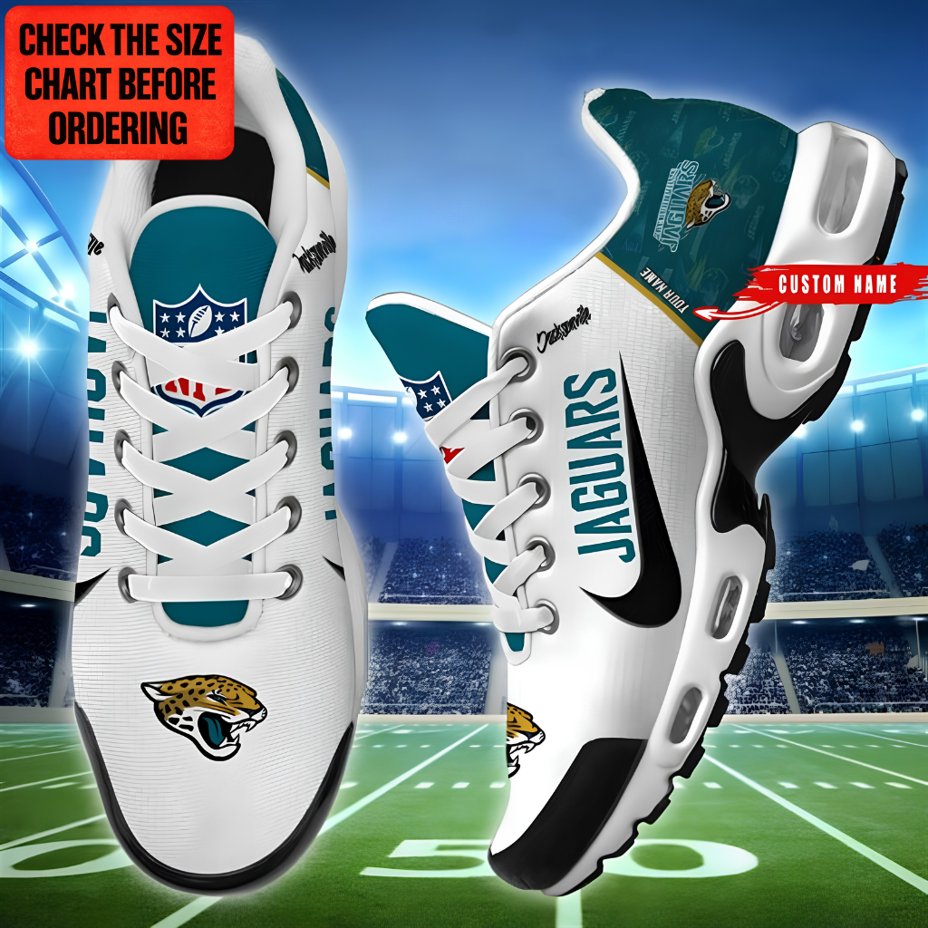 [SPECIAL OFFER] NEW CUSTOMIZED NFL30 JSJ JACKSONVILLE JAGUARS AIR MAX PLUS SNEAKERS