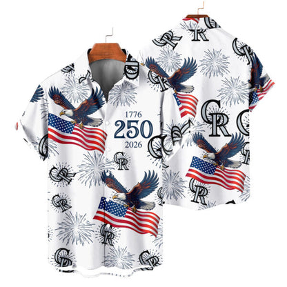 LIMITED EDITION - NEW CUSTOMIZED MLB30 COR COLORADO ROCKIES UNISEX HAWAIIAN SHIRT