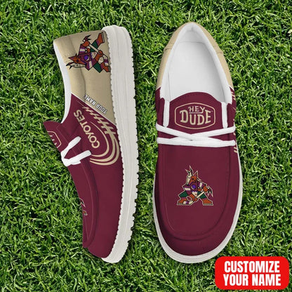 [SUPER SALE] NEW CUSTOMIZED NHL30 AZC ARIZONA COYOTES PREMIUM LOAFER SHOES