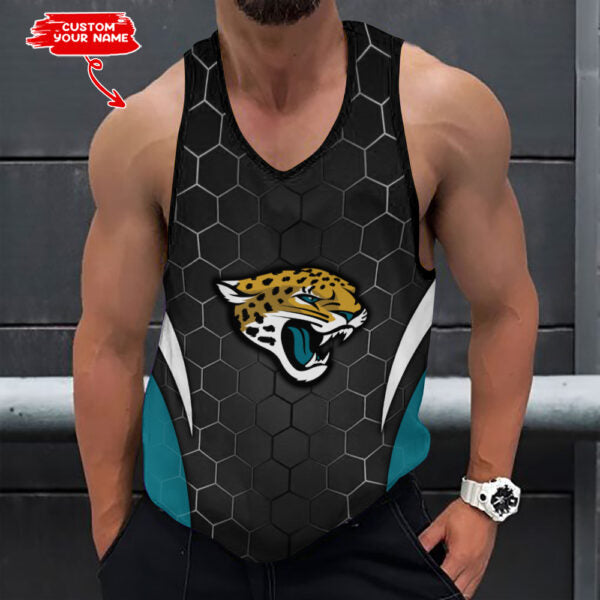[SPECIAL OFFER] NEW CUSTOMIZED NFL30 JSJ JACKSONVILLE JAGUARS UNISEX TANK TOP