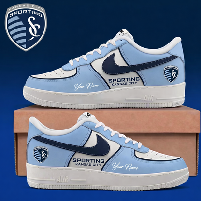 ENDING TODAY - NEW CUSTOMIZED MLS30 SKC SKANSAS CITY AF1 SNEAKERS