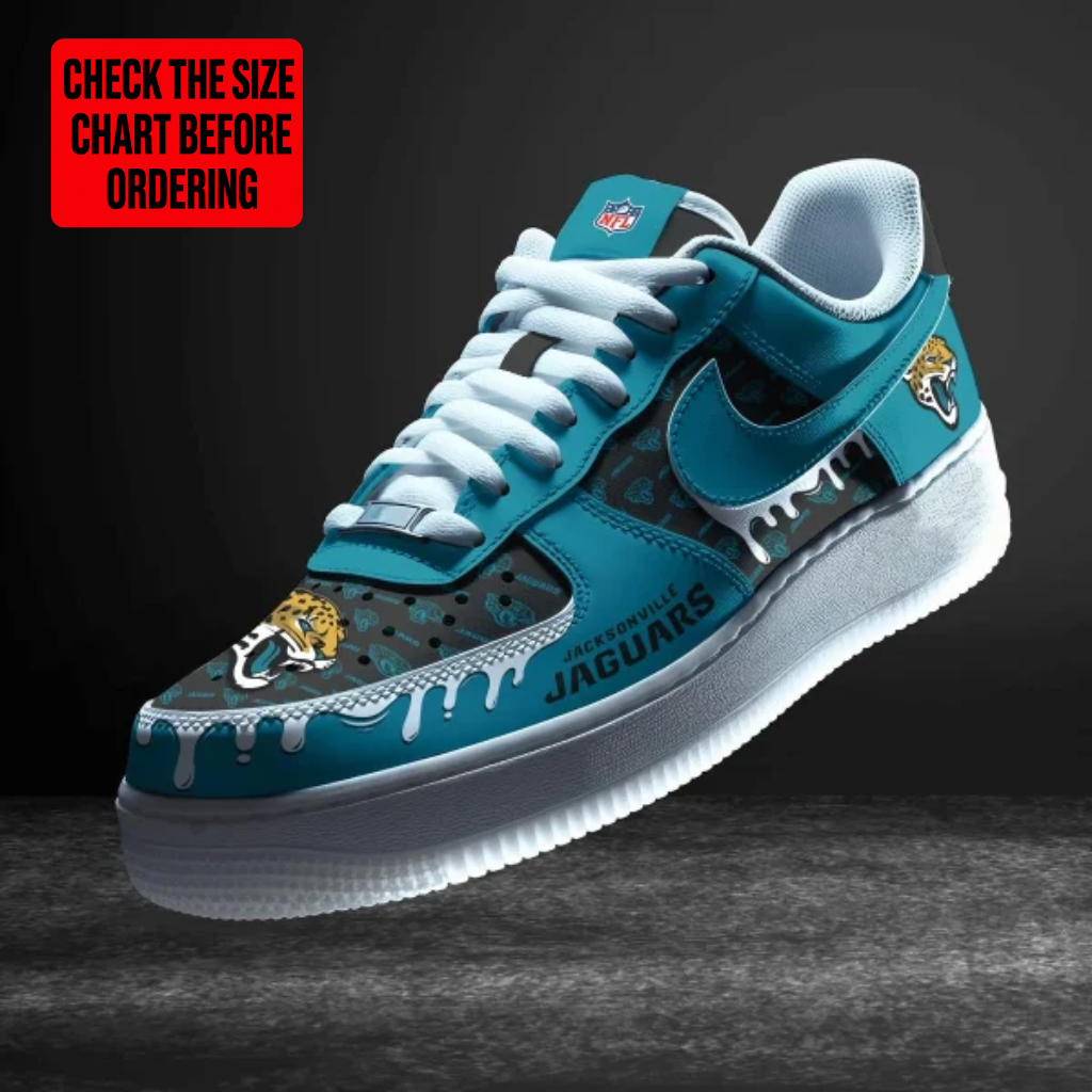 [SPECIAL OFFER] NEW CUSTOMIZED NFL30 JSJ JACKSONVILLE JAGUARS AF1 SHOES