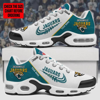 LIMITED EDITION - NEW CUSTOMIZED NFL30 JSJ JACKSONVILLE JAGUARS AIR MAX PLUS SNEAKERS