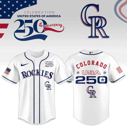 LIMITED EDITION - NEW CUSTOMIZED MLB30 COR COLORADO ROCKIES BASEBALL JERSEY