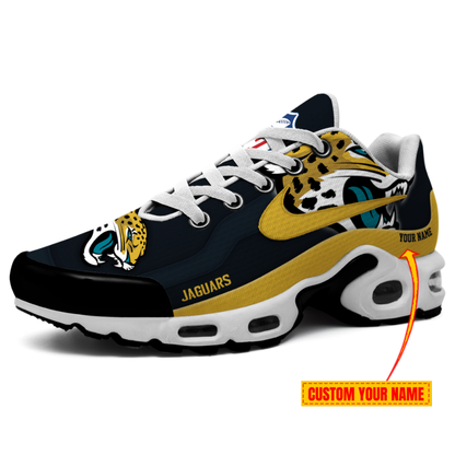 LIMITED EDITION - NEW CUSTOMIZED NFL30 JSJ JACKSONVILLE JAGUARS AIR MAX PLUS SNEAKERS