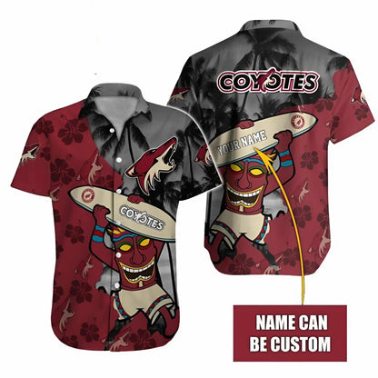 LIMITED EDITION - NEW CUSTOMIZED NHL30 AZC ARIZONA COYOTES UNISEX HAWAIIAN SHIRT