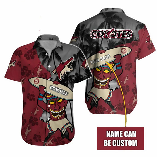 LIMITED EDITION - NEW CUSTOMIZED NHL30 AZC ARIZONA COYOTES UNISEX HAWAIIAN SHIRT