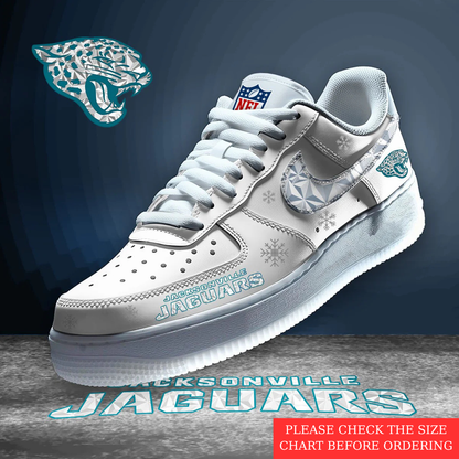 LIMITED EDITION - NEW CUSTOMIZED NFL30 JSJ JACKSONVILLE JAGUARS AF1 SHOES