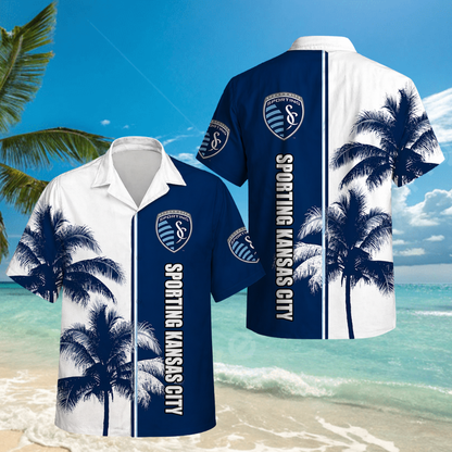 TOP SELLING - NEW CUSTOMIZED MLS30 SKC SPORTING KANSAS CITY UNISEX HAWAIIAN SHIRT