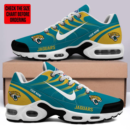 [SPECIAL OFFER] NEW CUSTOMIZED NFL30 JSJ JACKSONVILLE JAGUARS AIR MAX PLUS SNEAKERS