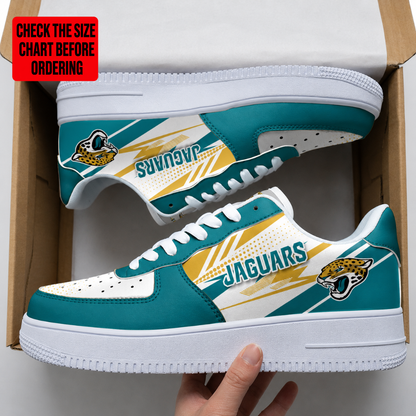 [SPECIAL OFFER] NEW CUSTOMIZED NFL30 JSJ JACKSONVILLE JAGUARS AF1 SNEAKERS
