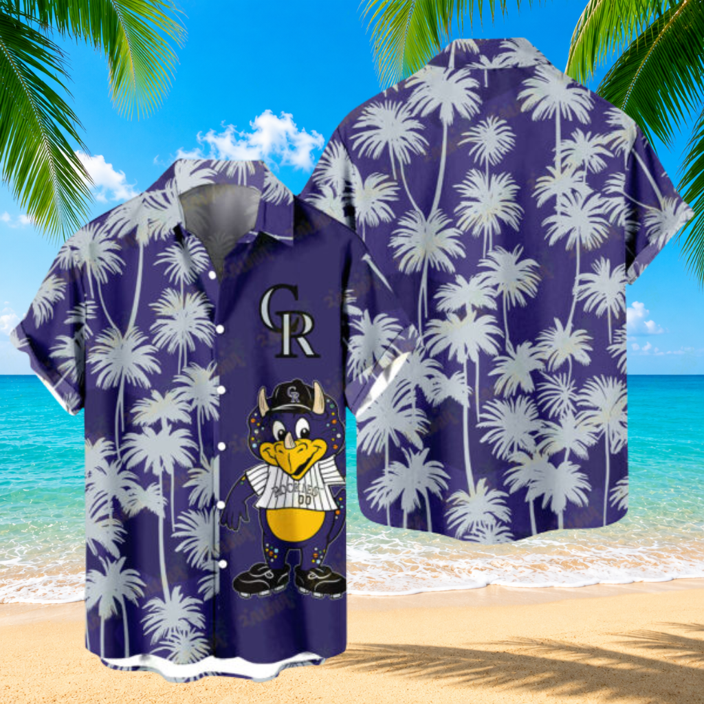 LIMITED EDITION - NEW CUSTOMIZED MLB30 COR COLORADO ROCKIES UNISEX HAWAIIAN SHIRT