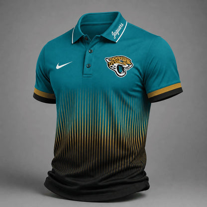 [SPECIAL OFFER] NEW CUSTOMIZED NFL30 JSJ JACKSONVILLE JAGUARS POLO SHIRT