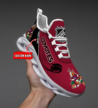 LIMITED EDITION - NEW CUSTOMIZED NHL30 AZC ARIZONA COYOTES CLUNKY SNEAKERS
