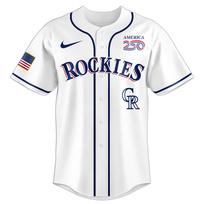 LIMITED EDITION - NEW CUSTOMIZED MLB30 COR COLORADO ROCKIES BASEBALL JERSEY