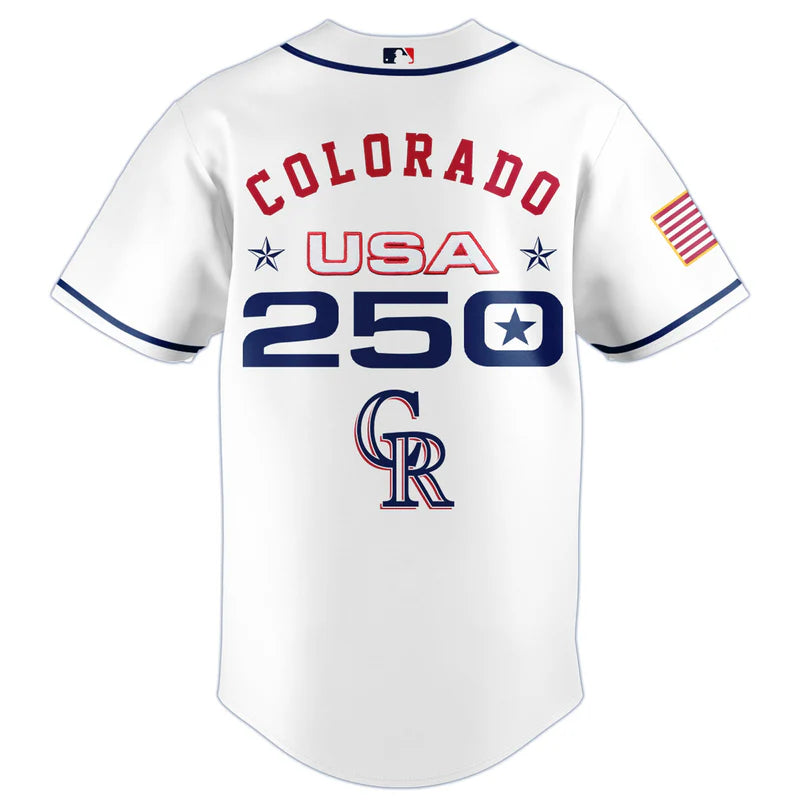LIMITED EDITION - NEW CUSTOMIZED MLB30 COR COLORADO ROCKIES BASEBALL JERSEY